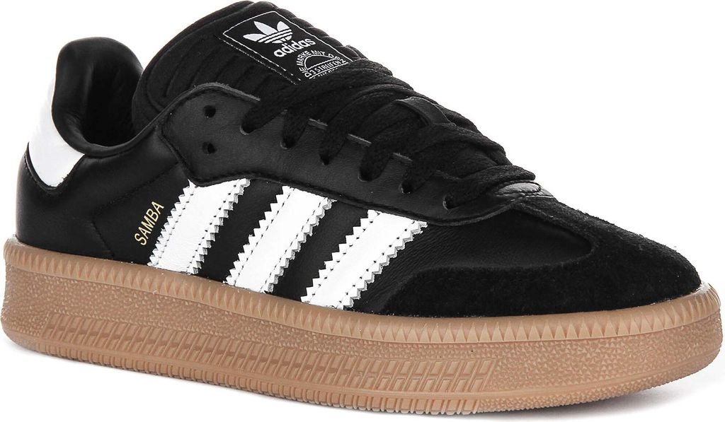 Adidas Samba XLG J in Schwarz Weiß für Jugendliche – 5.5 UK - 38 2/3 EU - 6 US / Black White