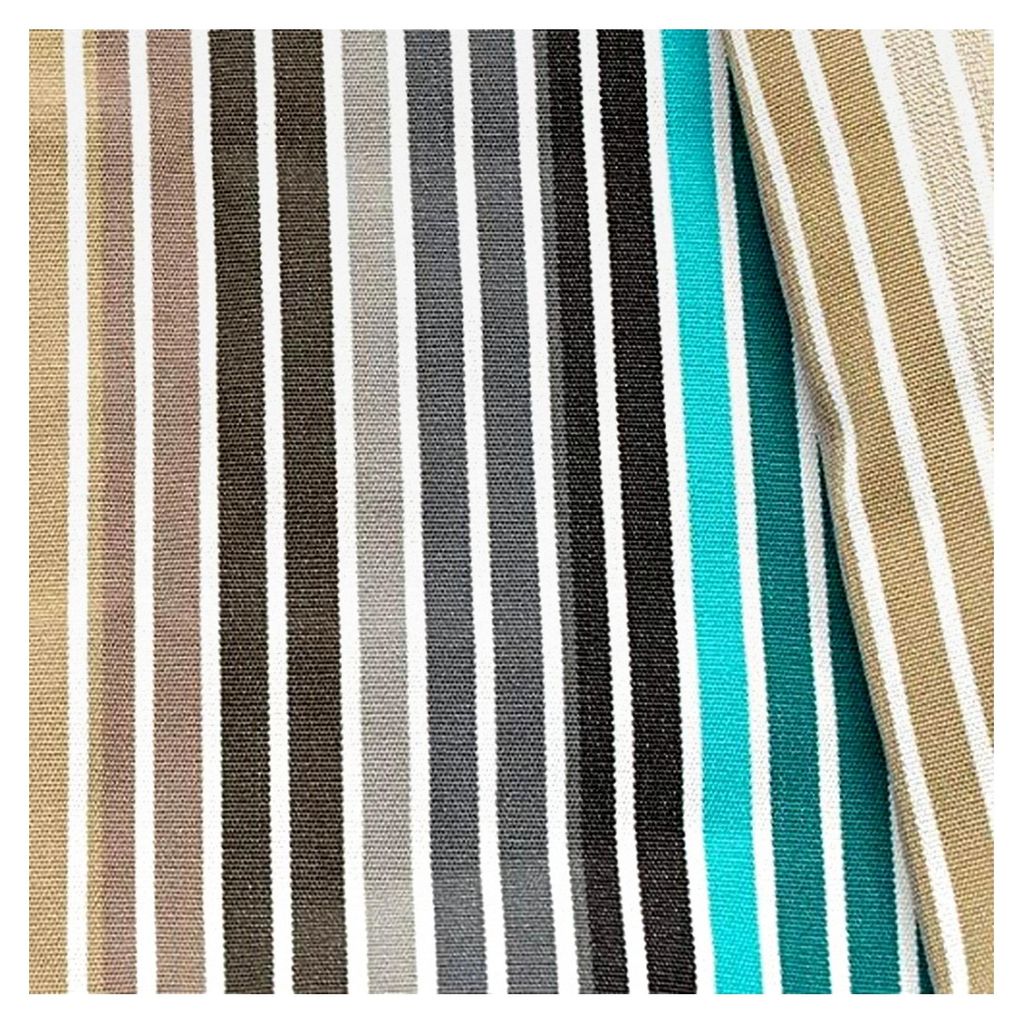 Liegestuhlstoff Outdoorstoff Streifen Mix 45 cm Breite - Meterware, multicolor - für Klapp- und Liegestühle, Balkonverkleidung, Deko und mehr