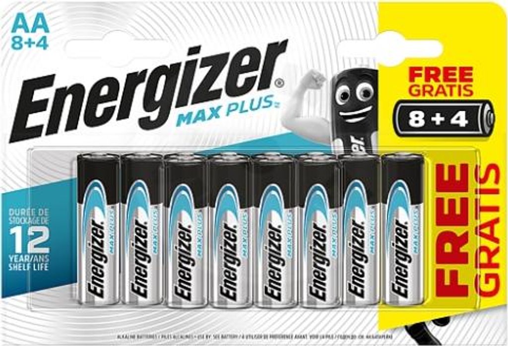 Energizer MAX Plus - Type AA/12 8 4 free Image du produit 