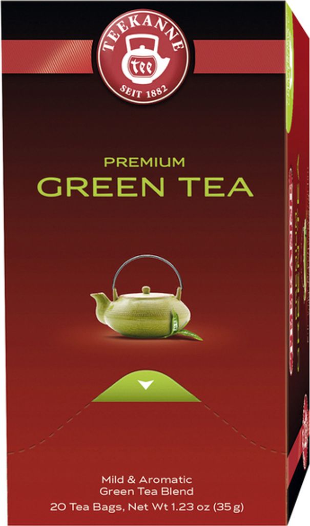 Teekanne Premium Grüner Tee aus China feinherb und duftigfrisch 35g