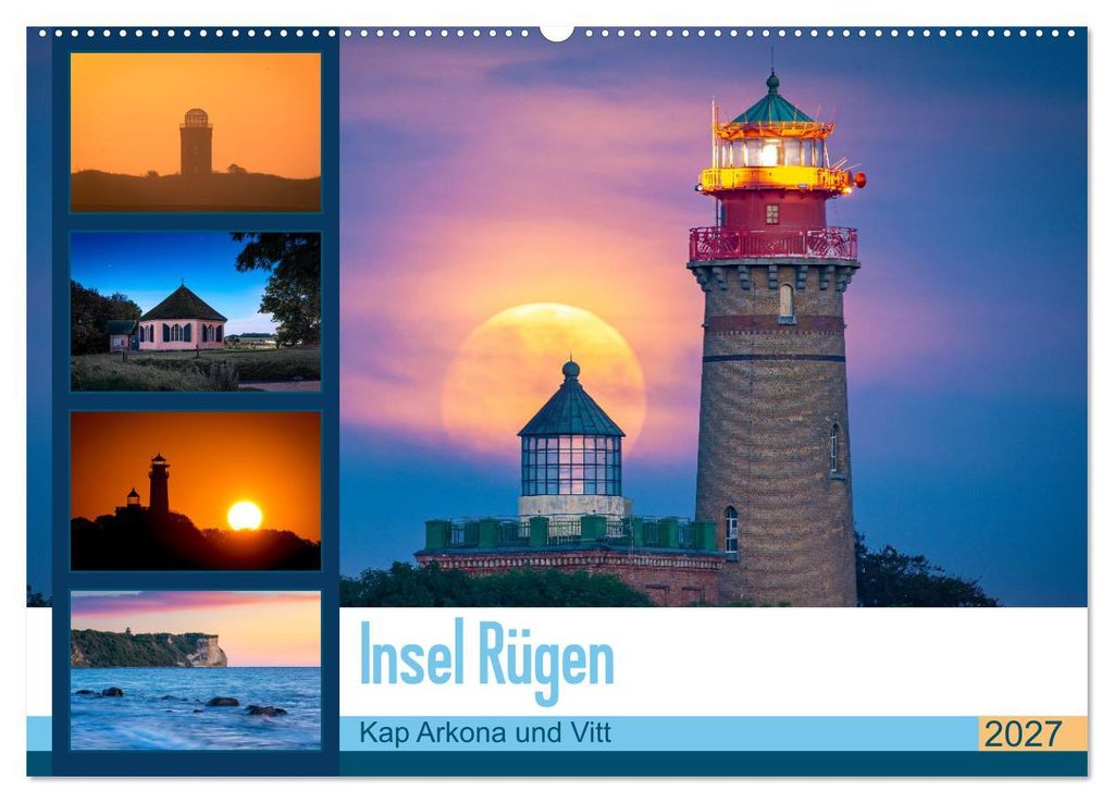 Insel Rügen - Kap Arkona und Vitt (Wandkalender 2027 DIN A2 quer), CALVENDO Monatskalender