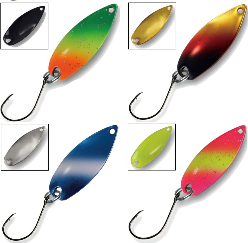 Paladin Profi Spoon Hera 3,7g - Forellenblinker, Farbe:pink-gelb / gelb