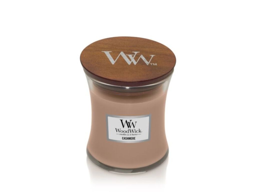 WoodWick Cashmere Duftkerze mit Holzdocht 275 g Produktbild 4