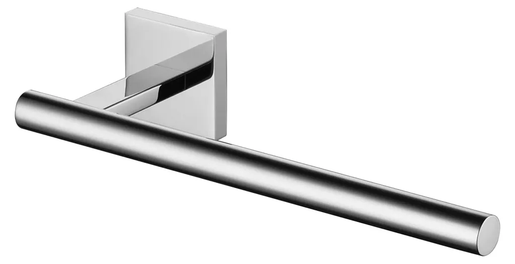 Porte-serviettes chromé B3008CH en acier inoxydable poli pour salle de bain