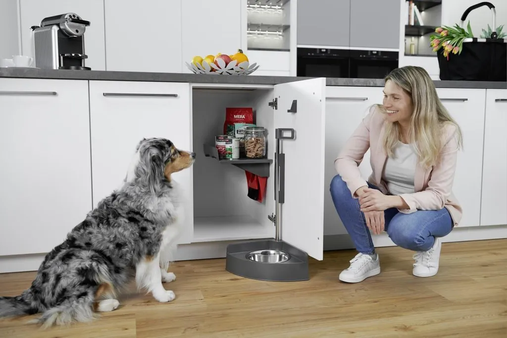 Bar à chien réglable Hailo pour confort repas et posture optimale - 4
