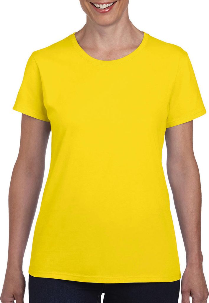 Gildan 5000L | Heavy Baumwolle LadiesŽ T-Shirt - Farbe: Daisy - Größe: XL