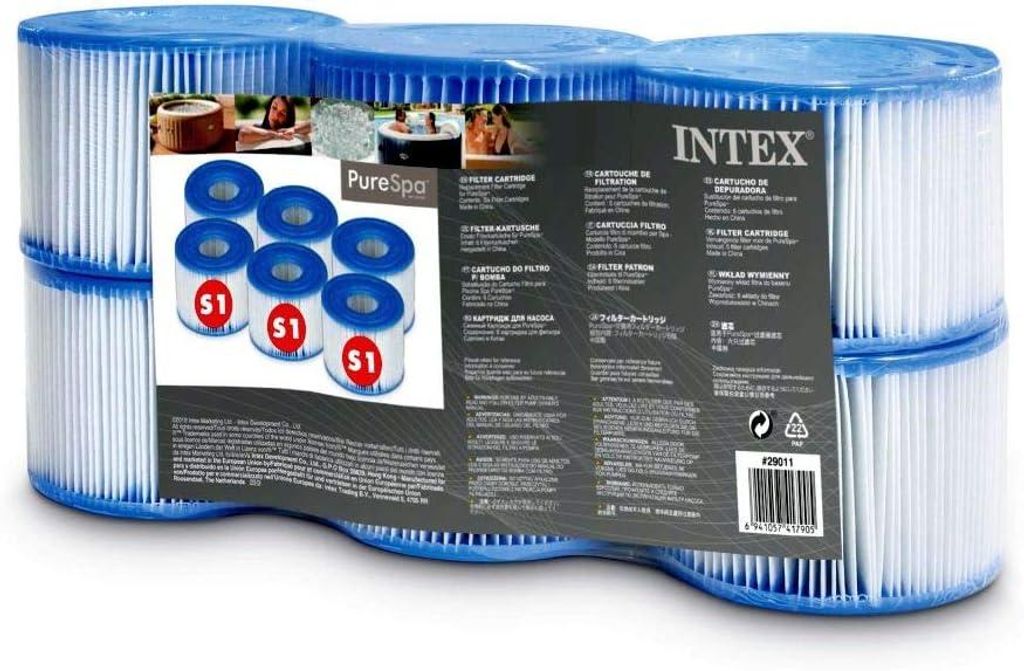 INTEX 29011 Typ S1 PureSpa Easy Set Ersatzfilter für Pool Produktbild 