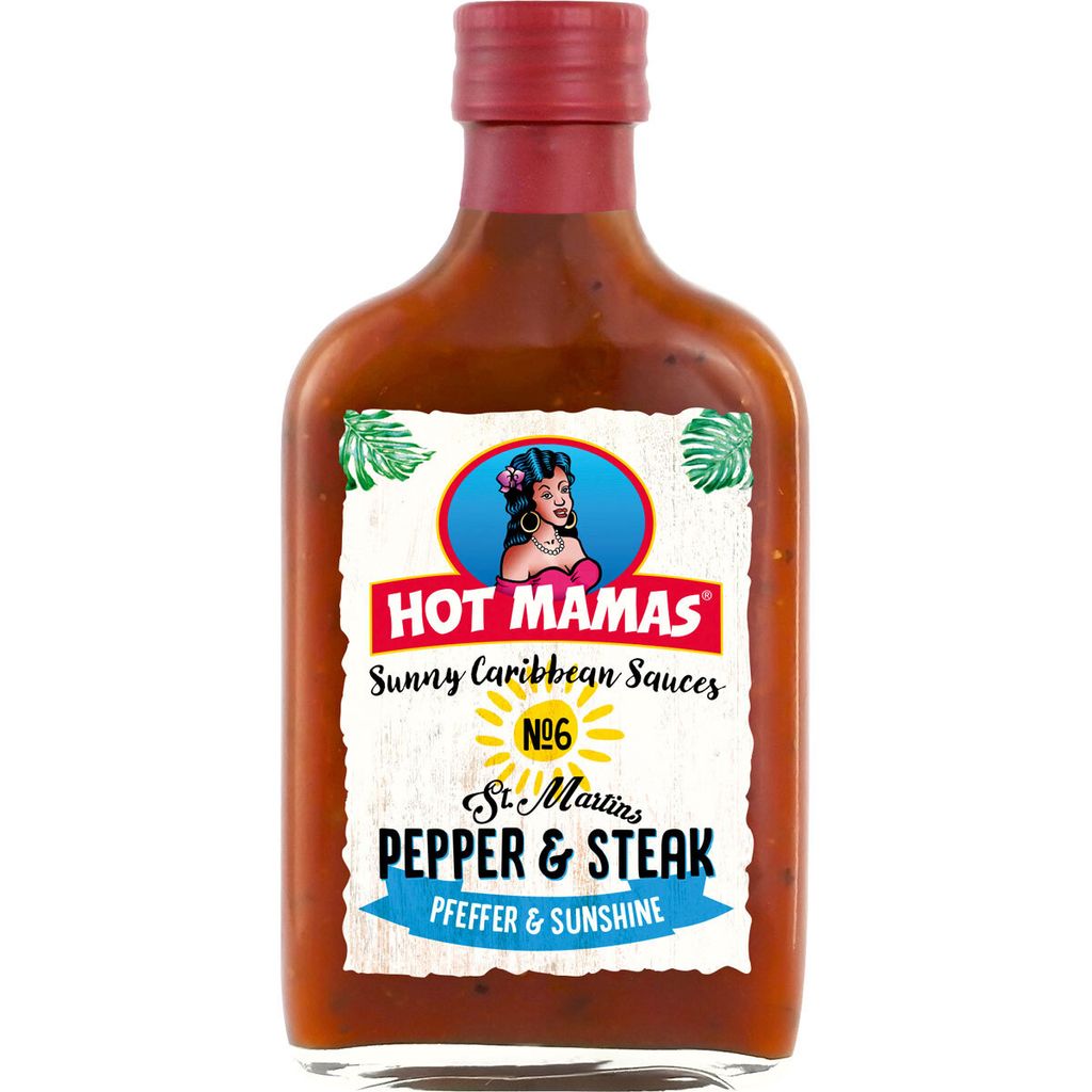 HOT MAMAS Sunny Caribbean Sauces Pepper and Steak in der Produktbild 