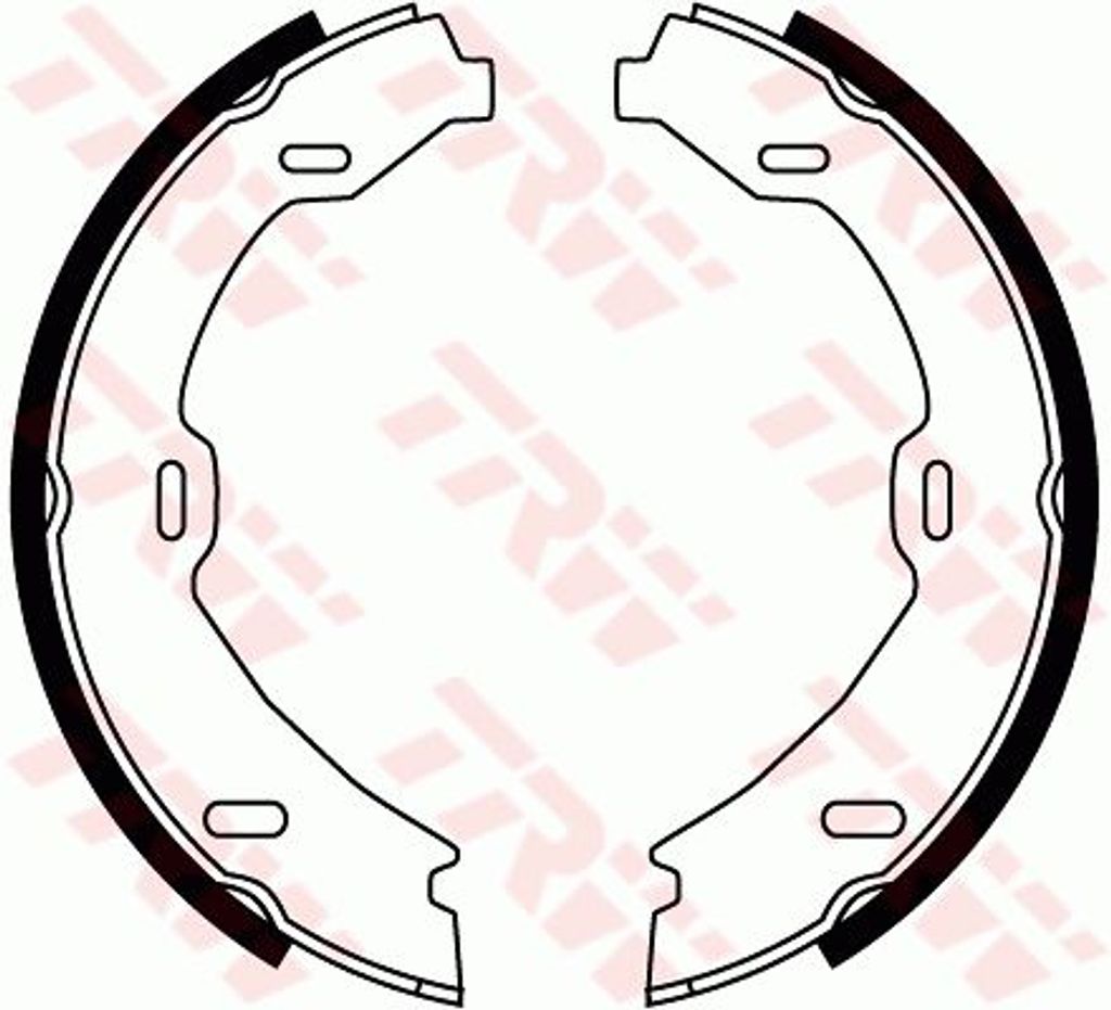 Trw Bremsbackensatz, Feststellbremse Hinterachse GS8482 Produktbild 