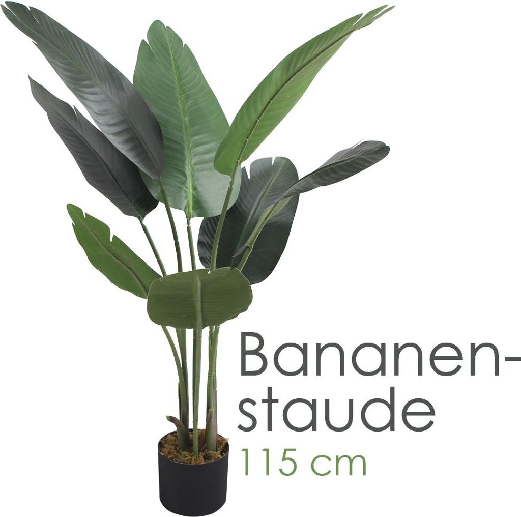 Decovego Künstlicher Bananenbaum, detailgetreue Produktbild 