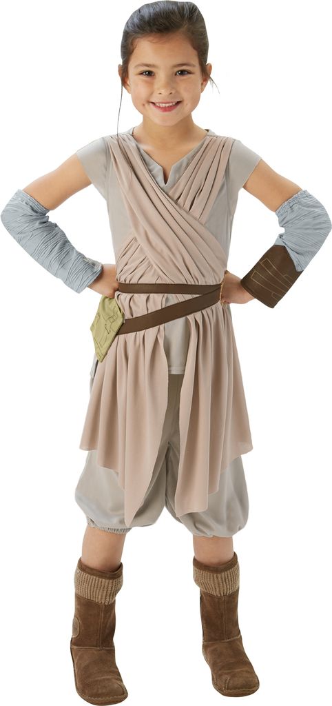 Kids Deluxe Rey Costume From Star Wars The Force Awakens - Produktbild 