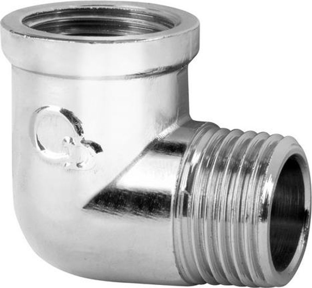 Ellenbogen 1/2 Wz Chrom - D451.Kolan