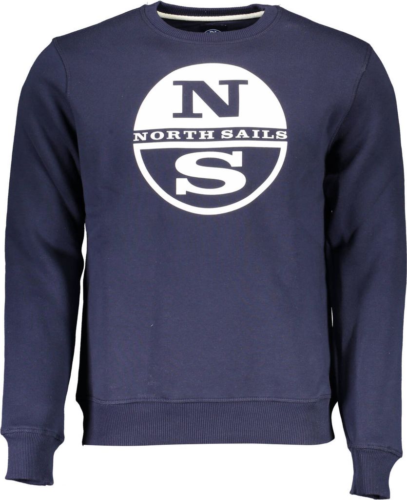 North Sails Herren Langarm-Sweatshirt Blau 902461-000_BLU_0802 : Größe - XL Größe: XL