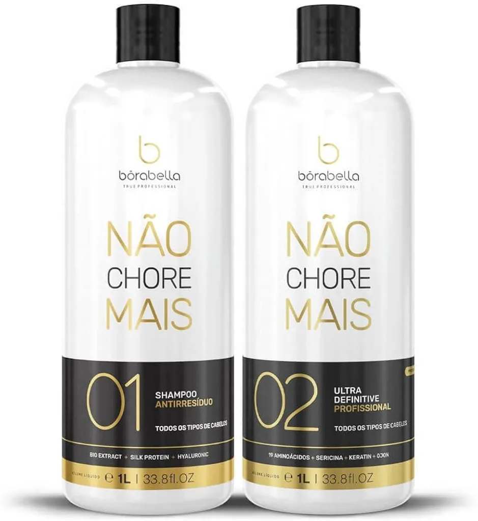 Kit Lissage Borabella No More Tears 2L Sans Formol à l'Acide Hyaluronique