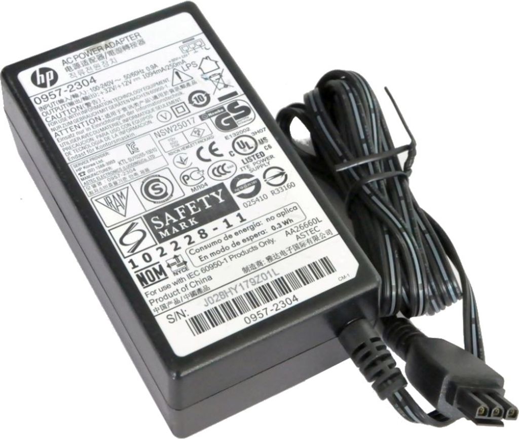Netzteil für HP Drucker 0957-2304 32V / 12V 1094mA / 250mA Produktbild 