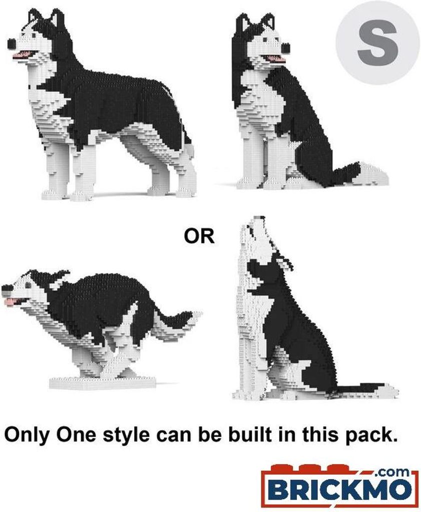 JEKCA Bricks Husky 4-in-1 Pack 01-M01 ST19HSK01-M01
