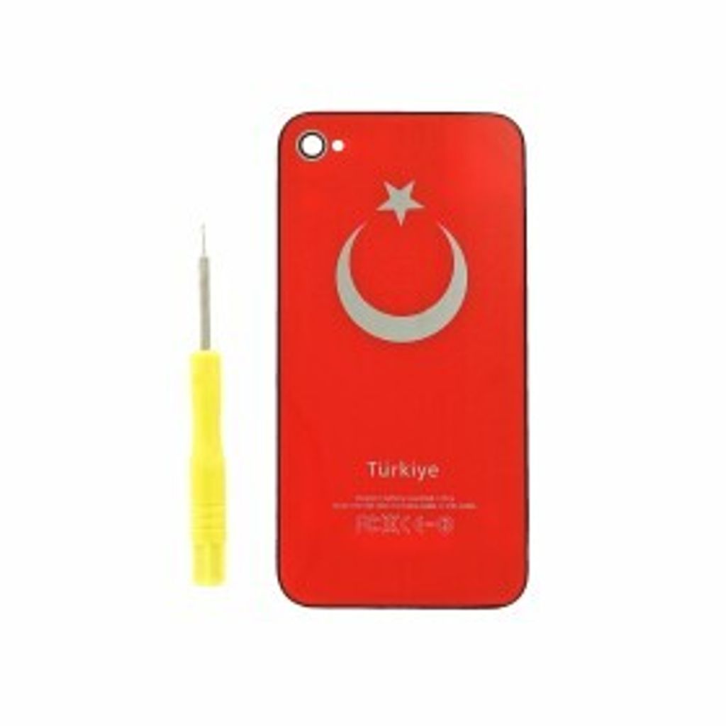 Handyhülle für iPhone 4s Rot Türkisches Logo Schutz Tasche