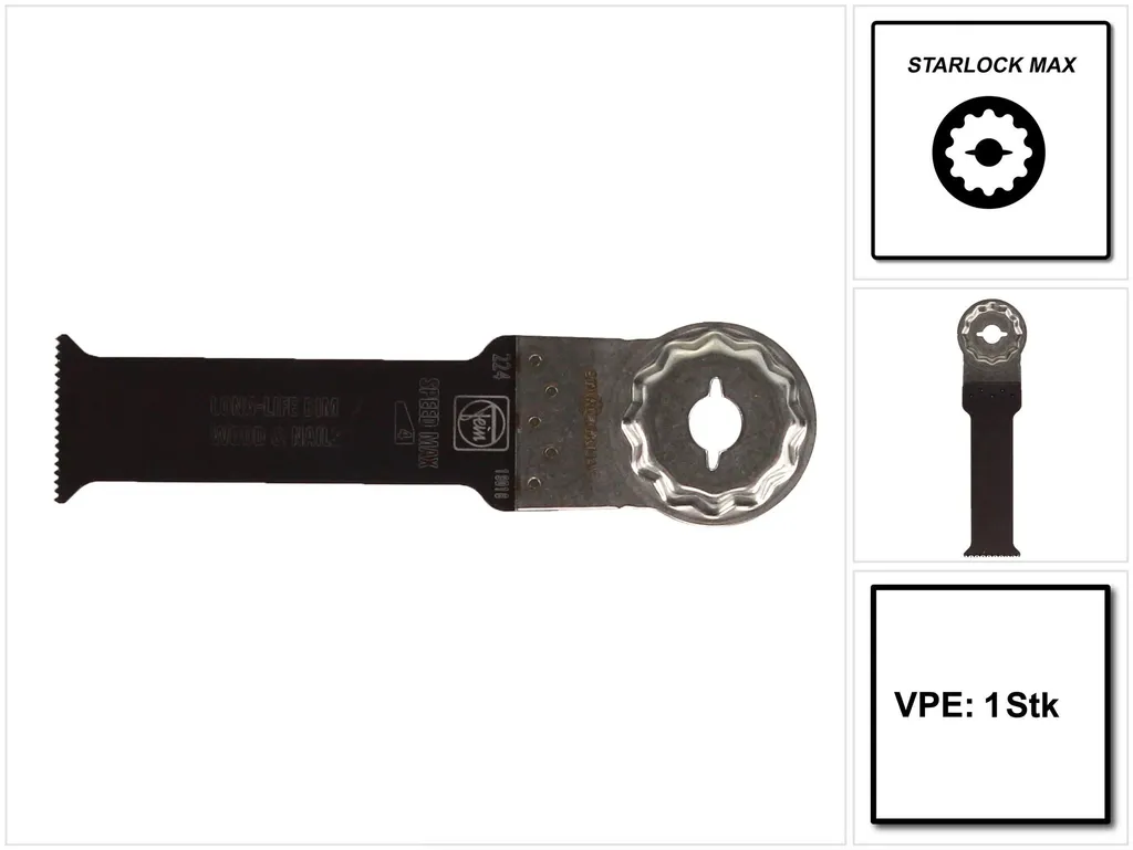 Lama Fein E-Cut Long Life 90mm SLM: Taglio Legno e Metallo Professionale
