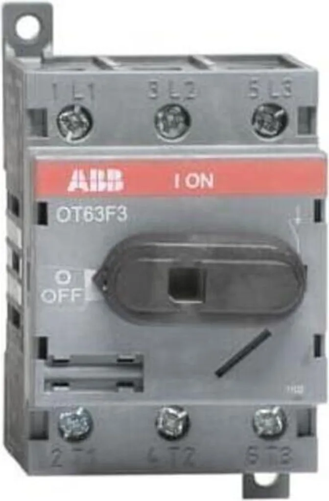 Interrupteur sectionneur ABB OT63F3 63A 3 pôles 1SCA105332R1001
