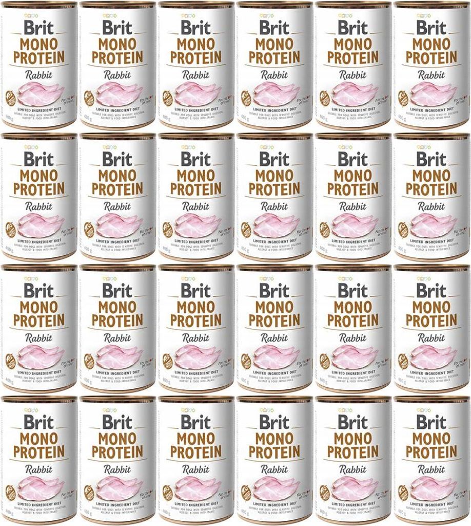 Konzerva BRIT Mono Protein Rabbit 400 g Zdjęcie produktu 