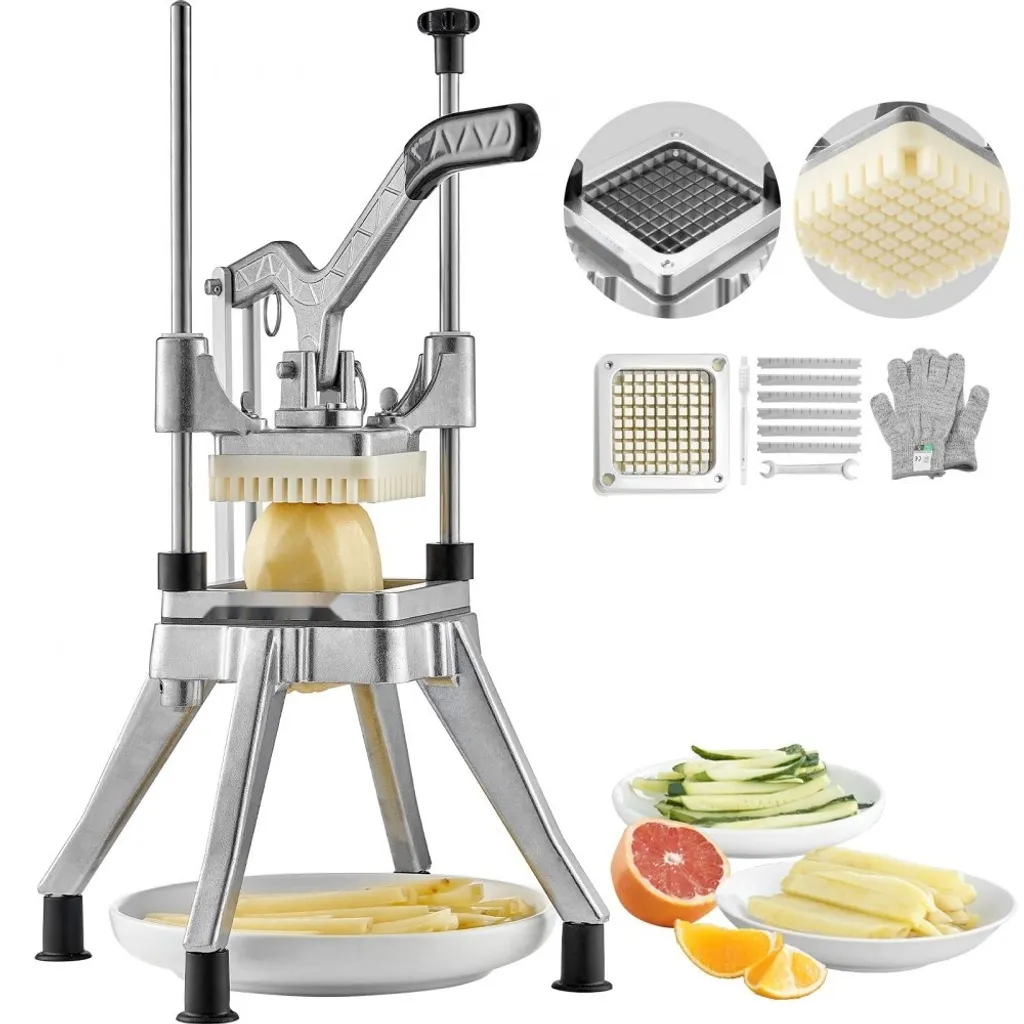 Taglierina Patate e Frutta Inox - Tritatutto Professionale per Insalata