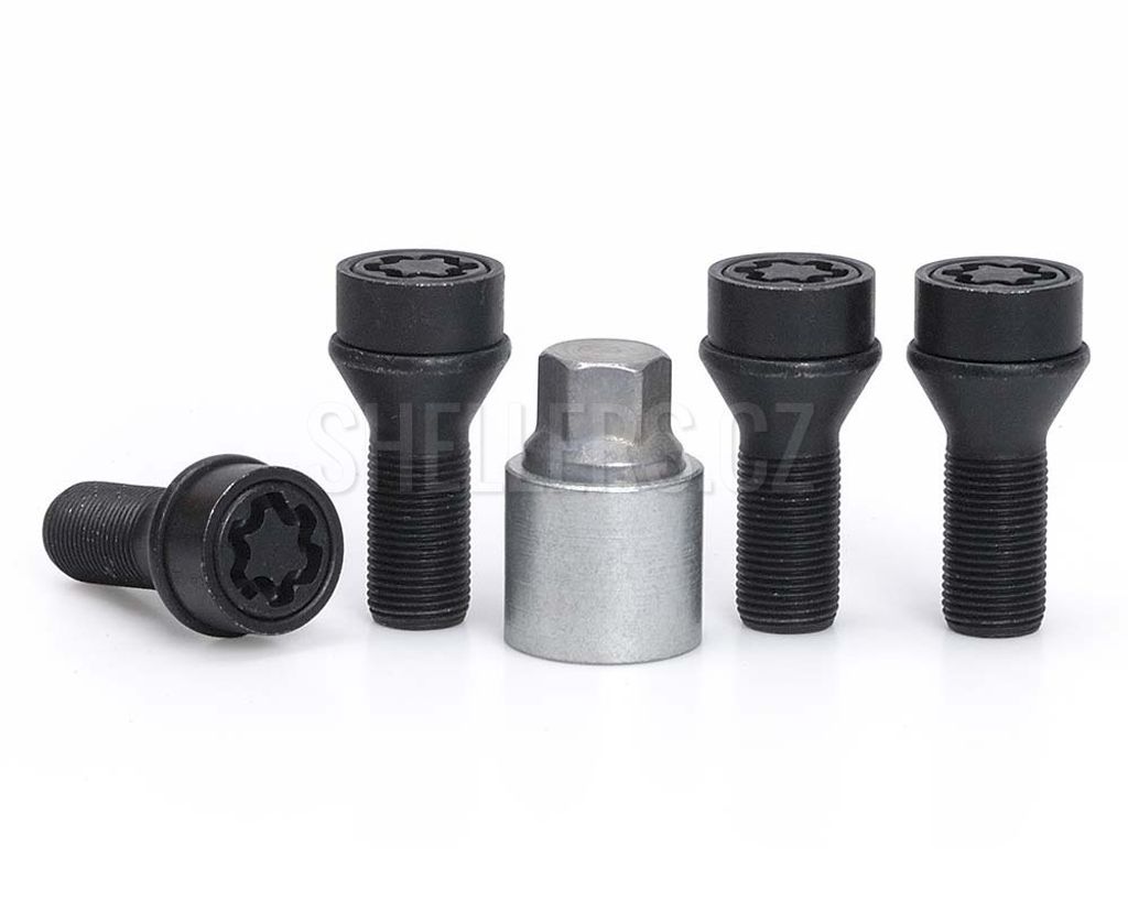 Felgenschutzschrauben 15x1,25x28 Kegel KEY-17 Sicustar