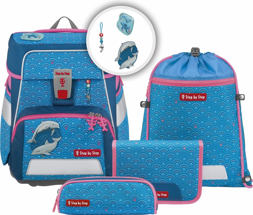 Step by Step 213202 SPACE Schulranzen-Set "Dolphin Pippa", Produktbild 