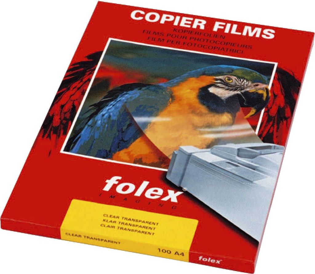 Folex X-10.0, Polyester, Transparent, Laser, A4 (210×297 Produktbild 