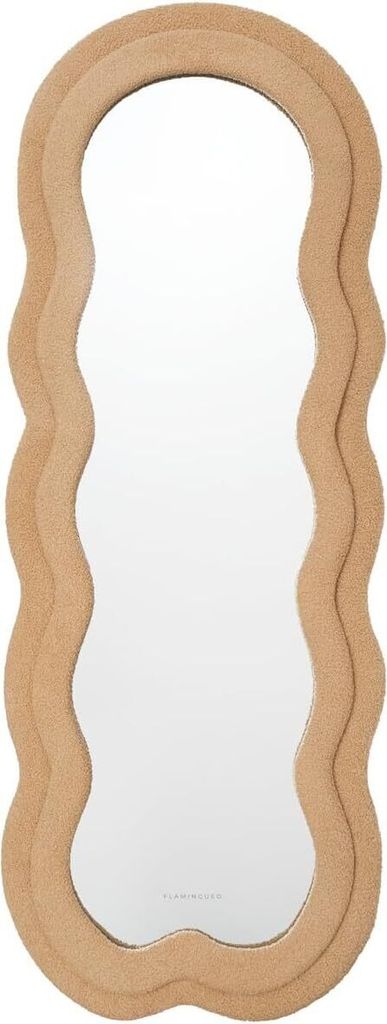 Flamingueo Standspiegel Groß Asymmetrischer Wandspiegel Room Decor 160x60x4 cm