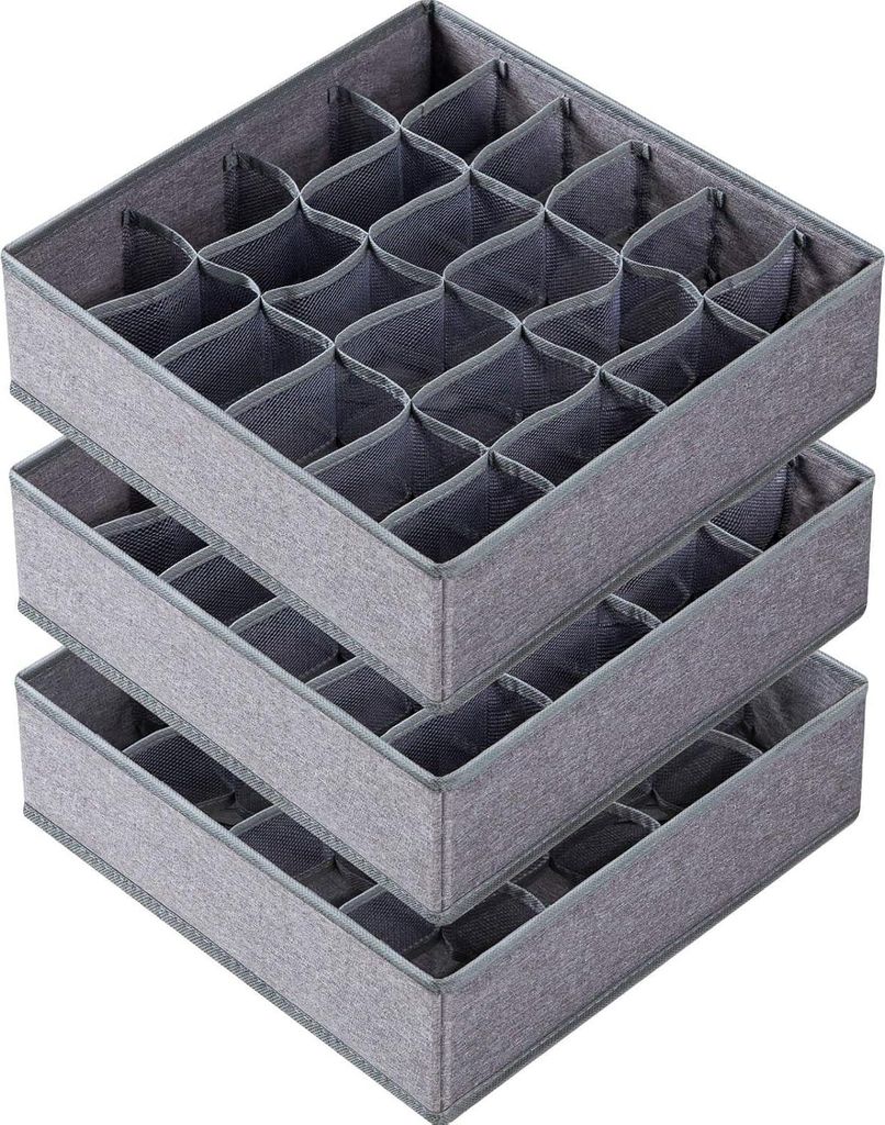 3er-Pack Unterteilungen für Socken und Unterwäsche, Produktbild 