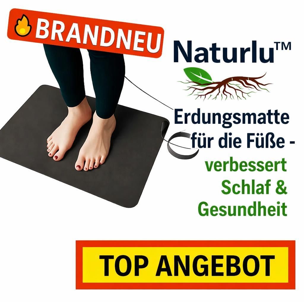 Naturlu™ - Erdungsmatte Grounding Mat für die Füße (ohne Produktbild 