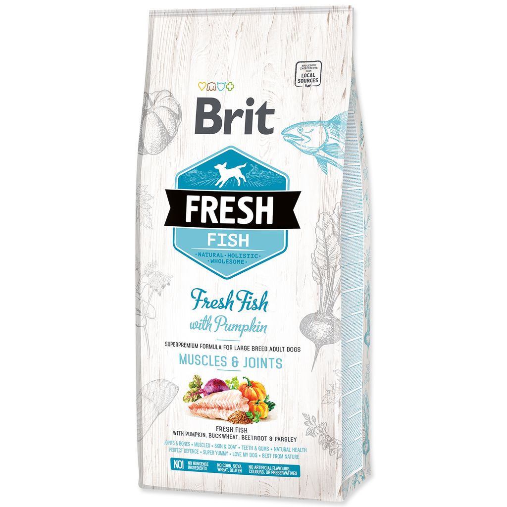 Brit Fresh Fish with Pumpkin Adult Large Muscles & Joints, Obrázok produktu 