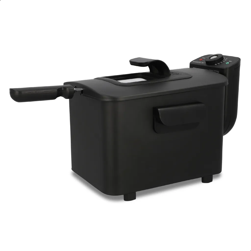 Brabantia Brabantia BBEK1130BK Friggitrice - Friggitrice - 4 litri - 2200 Watt - RVS - Nero - 3