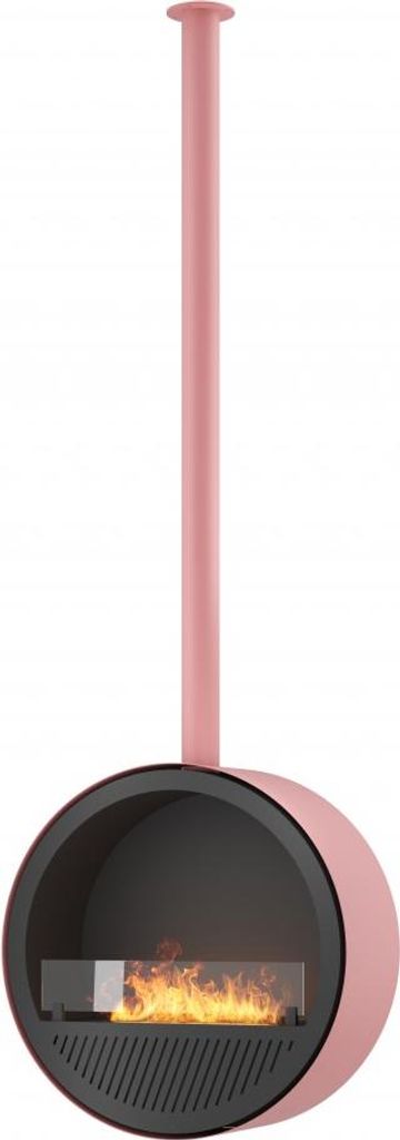 InFire Incyrcle Slim Ethanolkamin Rosa Schwarz