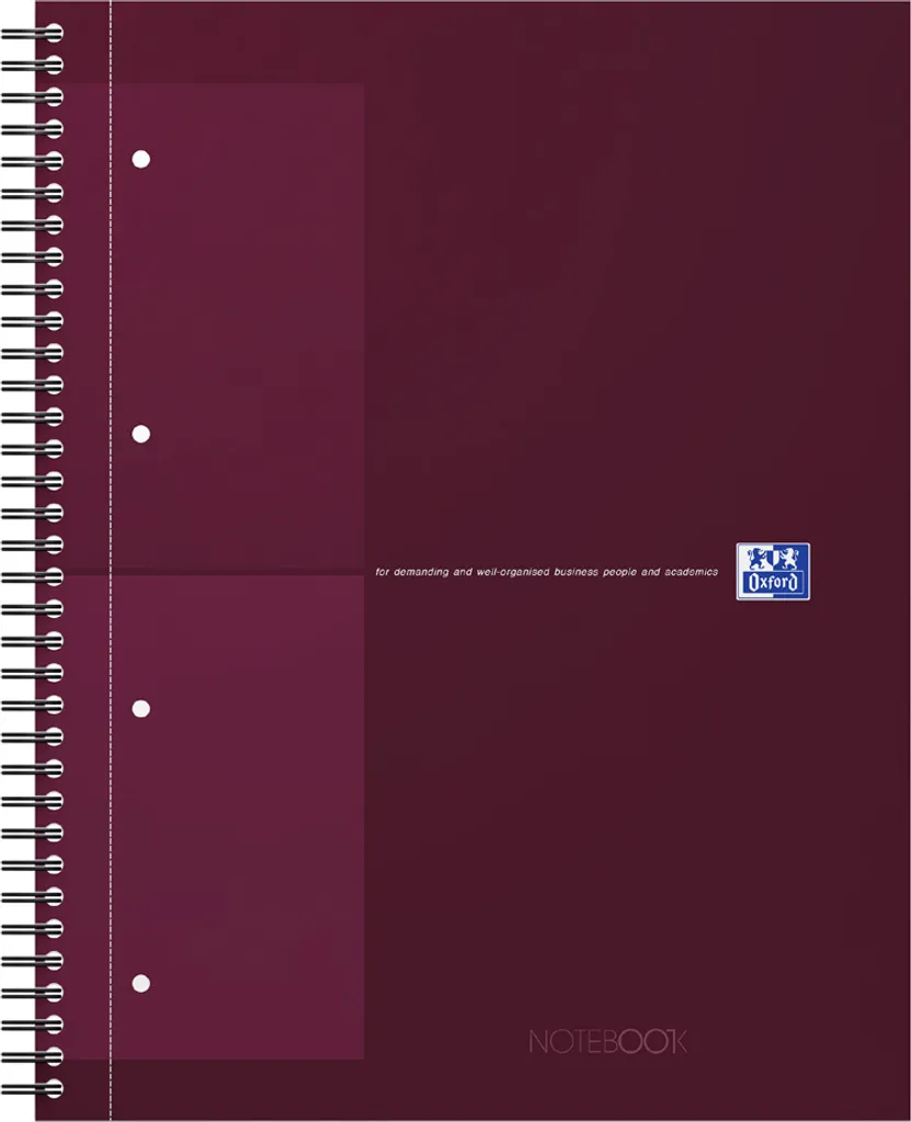 Oxford Notebook A4+ International ligné 90g, papier Optik Paper ultra blanc