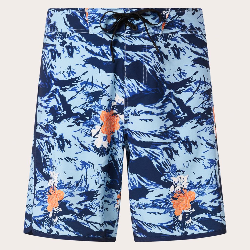 Oakley Palm Florals Rc 19” Boardshort Tiger Flowers Camo Blue 33