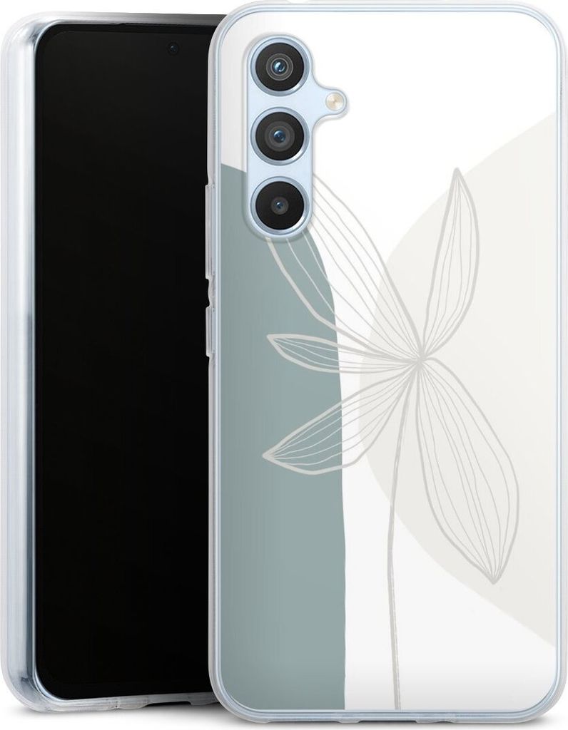 DeinDesign Handyhülle für Samsung Galaxy A54 5G Silikon Hülle Case Smartphone Schutzhülle Blume Boho Pastell