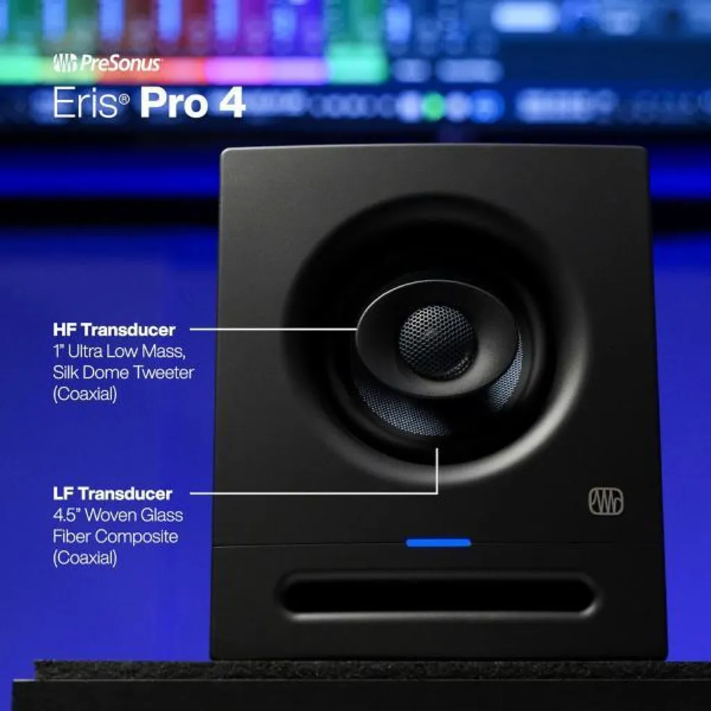 Moniteur de studio PreSonus Eris Pro 4 Coaxial Actif pour Mixage Précis