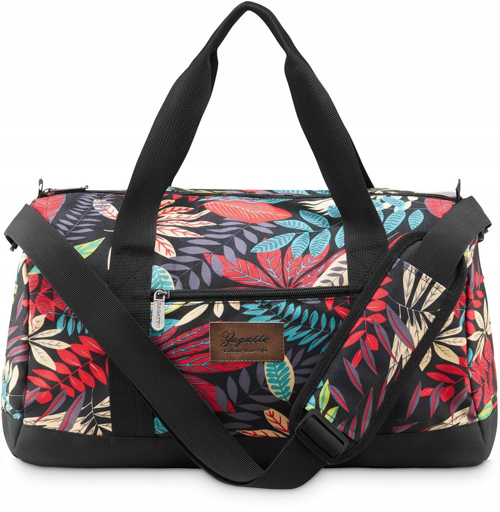 ZAGATTO sac de voyage à fleurs pour dames, 40x20x25cm ZG825 Image du produit 