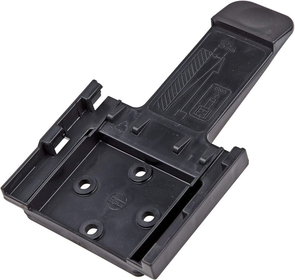 DEMA PVC - Halter für Unterlegkeil Bremskeil Keil Hemmschuhe Stütze schwarz für PKW Kfz Auto Anhänger