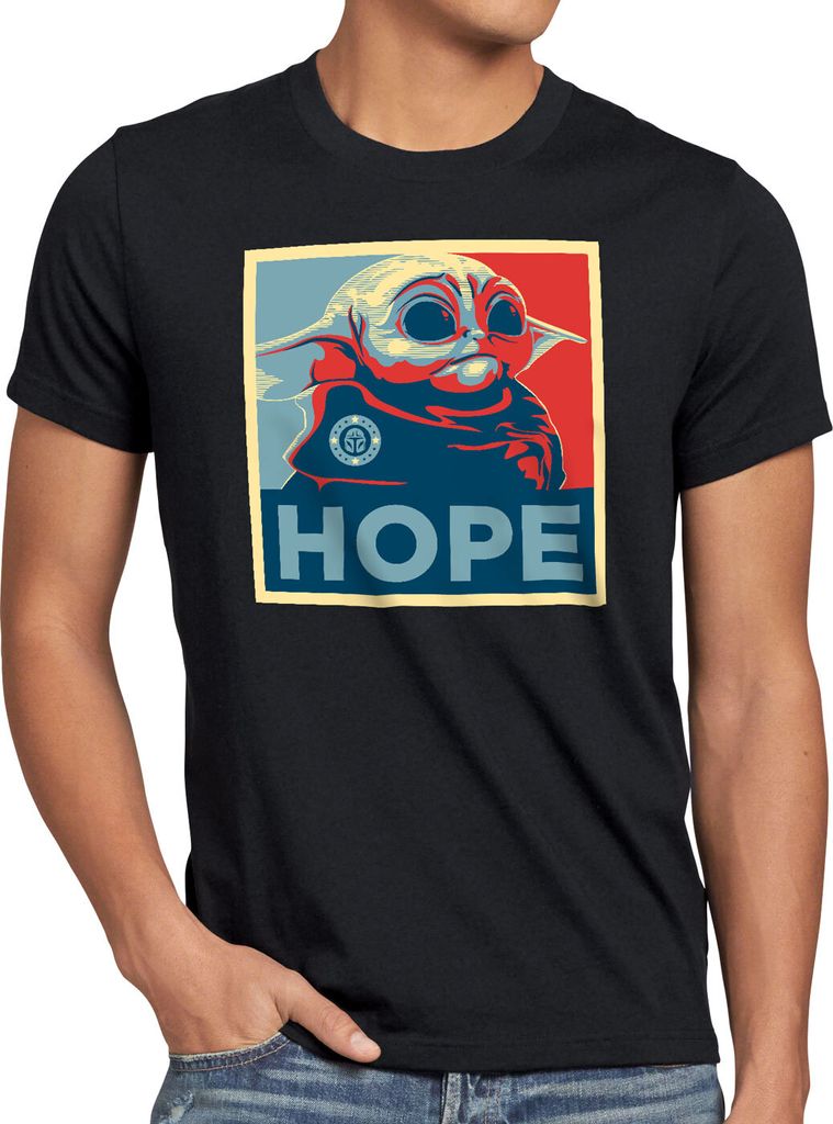 A.N.T. Baby Yoda Hope Herren T-Shirt mini mando kopfgeldjäger