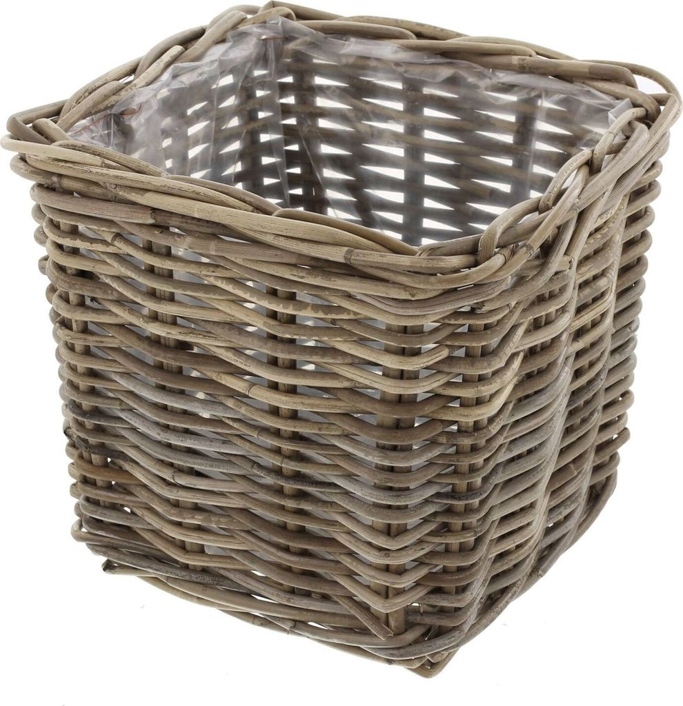 Pflanzer Rattan groß Blumenkasten Pflanzkorb Pflanzschale Produktbild 1