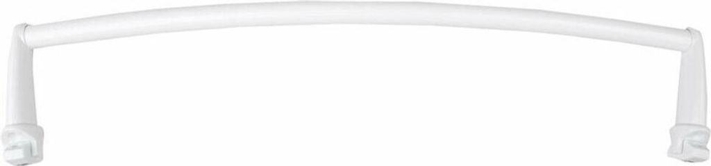 Aqualine Handtuchtrockner für Heizkörper 43cm, gebogen, Weiß