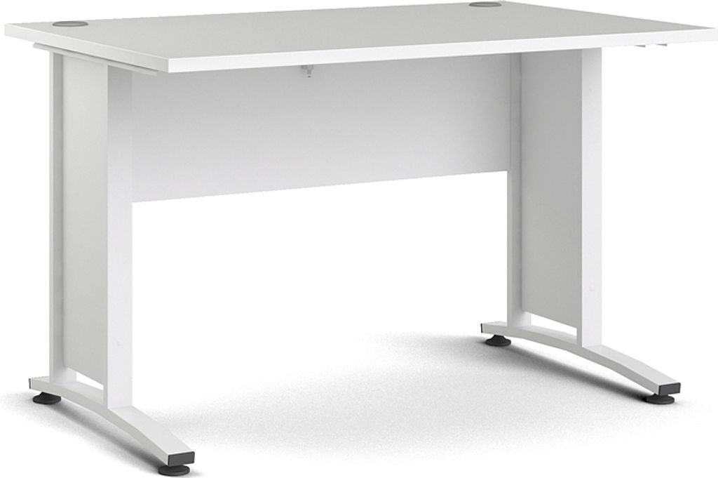 Prisme Schreibtisch Breite 120 cm weiss