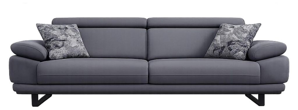 Villa Möbel Sofa Energy Anthrazit 2-Sitzer Relax- und Produktbild 