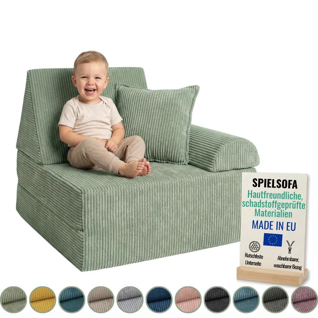 Pillows24 – Spielsofa für Kinder aus Cordstoff | Produktbild 