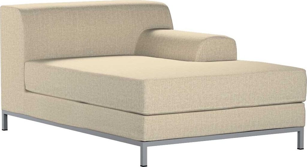 Dekoria Bezug für Kramfors Sofa Recamiere rechts, beige- grau, Bezug für Recamiere rechts Kramfors