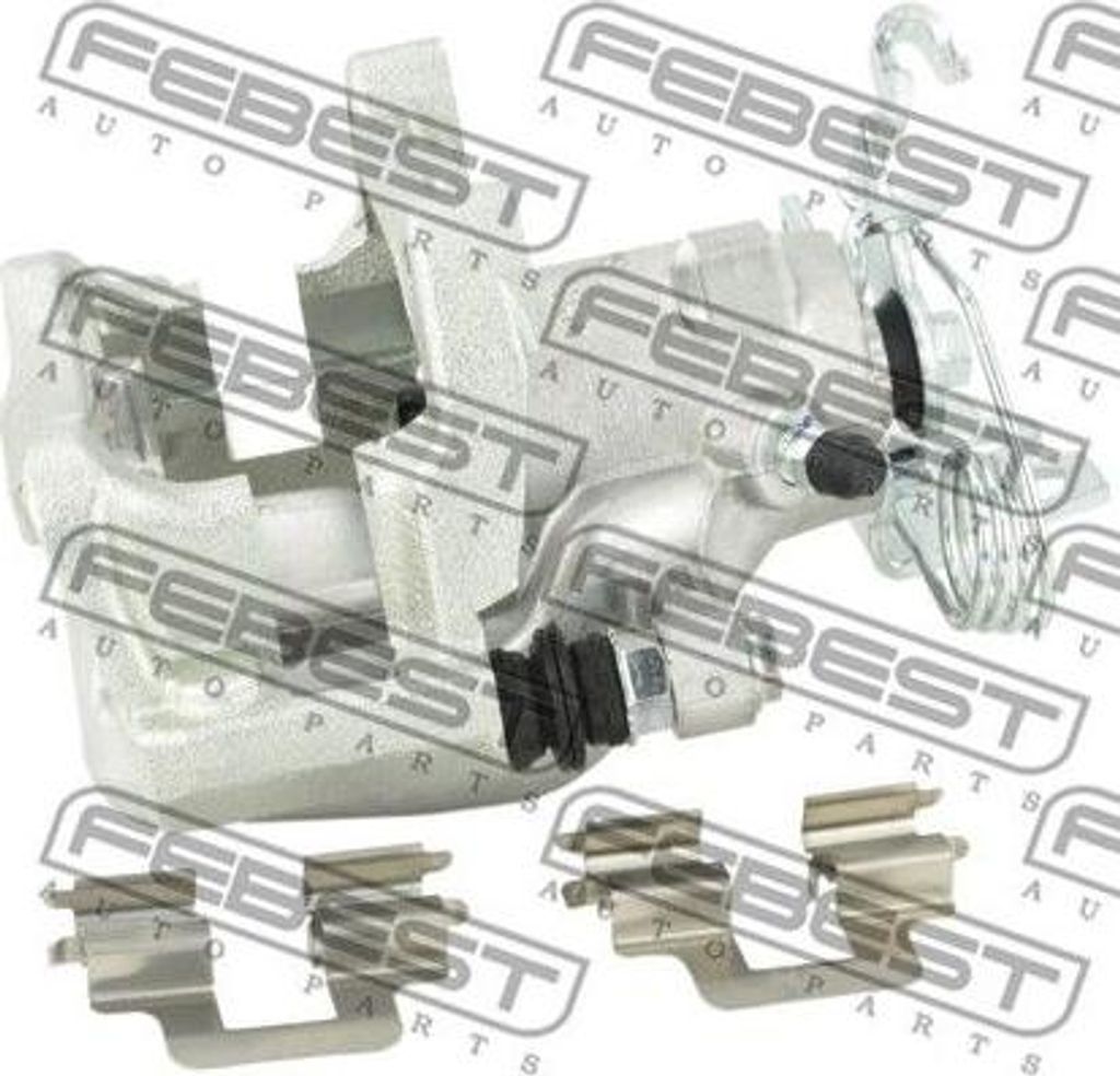 FEBEST 2377-2CBRR Bremssattel OE 1K0615425S kompatibel mit A3 8P, Octavia, Superb, Caddy, Golf Plus, Golf V, Golf VI, Jetta, Scirocco, Touran