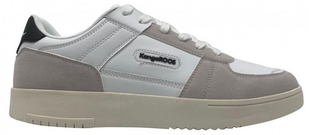 KangaRoos K-Nat Harper Sportschuhe Herren Trainingsschuhe sportlicher Schnürer Weiß Freizeit, Schuhgröße:45 EU