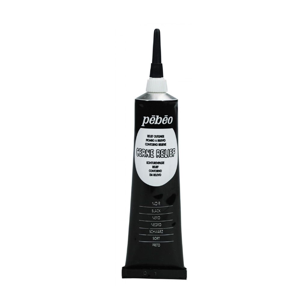 Pebeo Cerne Relief Outliner, 20 ml, Schwarz Produktbild 
